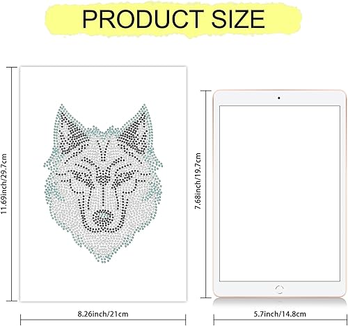 MAYJOYDIY Boussole Strass Fer Sur Hotfix Transfert Bling DIY Strass Transfert de Chaleur Patch 20×20cm Hot Fix Boussole Décalcomanies Vêtements Réparation Applique pour Vêtements des Sacs Pantalon - Nail Gallerys