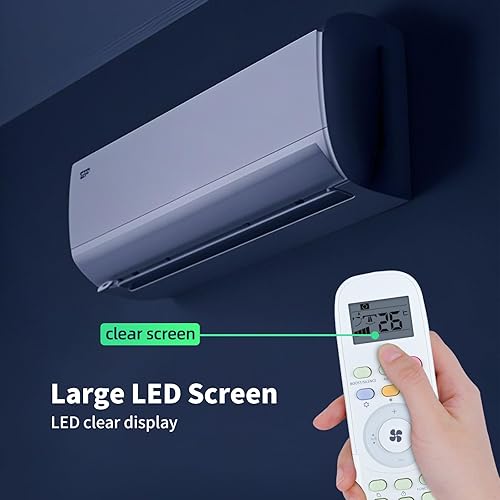 GOUYESHO 0010401996N Télécommande de Rechange pour climatiseur Haier KOMECO 0010401715AD V9014557 E9T 0010401996 0010401996N AS012DB - Nail Gallerys