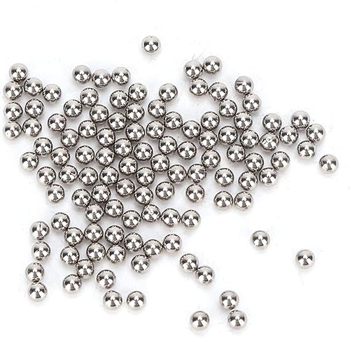 Perles de polissage de bijoux, perles de polissage d'acier inoxydable, accessoire de polissage de bijoux de boule de brunissage(2mm) - Nail Gallerys