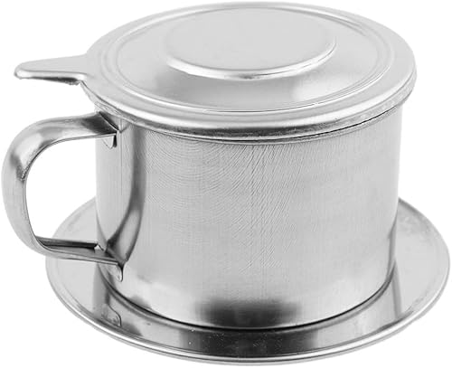 Cafetière vietnamienne en acier inoxydable avec filtre goutte à goutte, méthode de brassage traditionnelle, pour un délicieux café, capacité de 50 ml/100 ml - Nail Gallerys