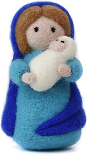 4 Pièces Nativité Kits De Feutrage Pour Débutants Cadeau Pour Maman, Grand-mère - Nail Gallerys