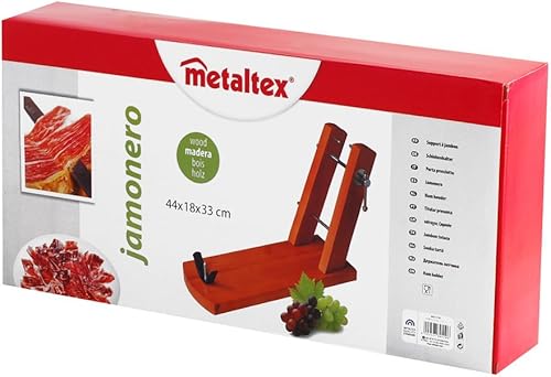 Metaltex 739100 – Support à Jambon Bois - Nail Gallerys