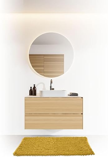 H confort xl Tapis Epais 50x75 moutard, Moutarde - Nail Gallerys