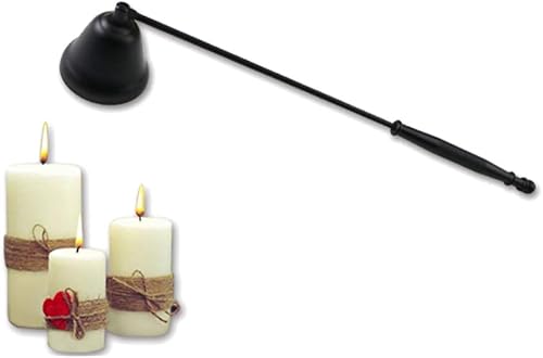 Rekkles Bell Forme en Acier Inoxydable Bougie Éteigneurs Éteignoir Cloche Huile Lampe Cire de Bougie Flamme Extincteur Wick Snuffer - Nail Gallerys