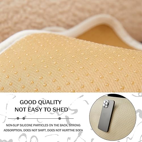 Housse D'appui-Tête D'accoudoir pour Accoudoir Canapé Couverture de Protection Fauteuil Relax Inclinable Noel 2 3 1 Places, Chien Chat, Imperméable Antidérapant, Angle Cuir avec Oreilles 01(1970,Headr - Nail Gallerys