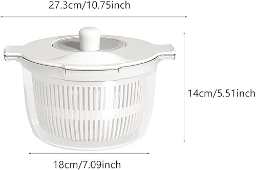 LOVIVER Salade laveuse sécheuse lave-lavette à légumes, accessoire de cuisine avec colon - Nail Gallerys