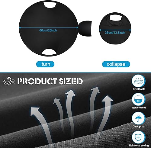 1 Pcs Panier à Linge Pliable, Panier à Linge Pop-up, Panier Pliable de 26 pouces, Sac à Linge Compact et Pratique, Grand Panier à Linge pour Sèche-linge, Portable et Facile à Ranger (vert) - Nail Gallerys