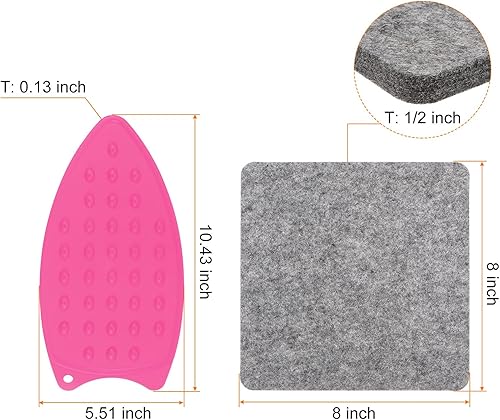 QUARKZMAN Tapis de Pressage en Laine 8' x 8' Tapis à Repasser en Laine, Notions de Couture pour l'Artisanat, Quilt, Quilting - Nail Gallerys