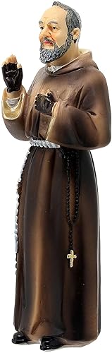 Statue Padre Pio résine 12 cm - Nail Gallerys