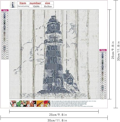 DCIDBEI Lot de 4 Diamond Painting Pirate 30x40cmdiamond painting bateau pirate Diamond Painting Crochet de Pirate Broderie Diamant Boussole Perle Diamant a Coller Gouvernail Diamant Painting Mer Phare - Nail Gallerys