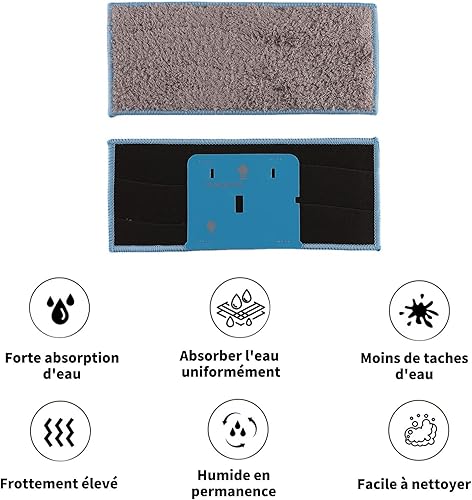 NIYATA 8 Lingette pour Irobot Braava Jet M6,Lingettes Réutilisables pour M6,Lingette pour Braava Jet M6 Humide,avec Gants,Chiffon de Remplacement Humide et Sec pour Irobot Braava - Nail Gallerys