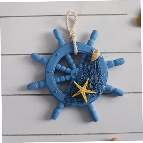 Garneck Lot De 3 Décorations Murales En Bois Style Nautique Pendentif Mural Rétro En Bois Style Méditerranéen Pendentif Suspendu - Nail Gallerys