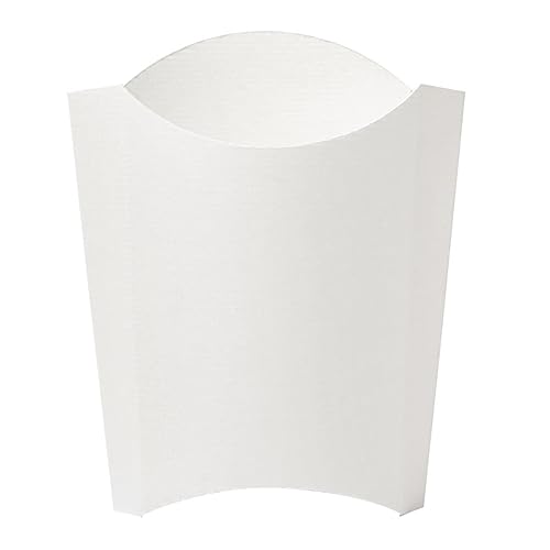 Lot de 200 boîtes de frites Jumbo 'Thepack' 165 g 230 g/M2 13,5 x 8,5 x 16 cm Blanc Carton ondulé Nano-Micro - Nail Gallerys