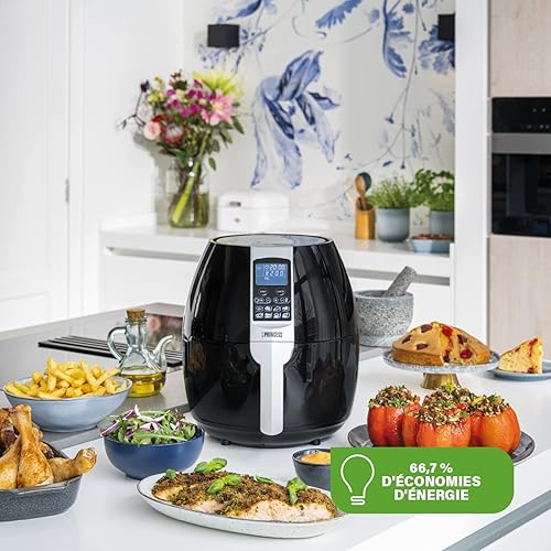 Princess Friteuse Aerofryer XL – 3,2 L – Panneau de contrôle digital – 8 programmes – 1500 W – Sans huile – Air Fryer – 182020 - Nail Gallerys