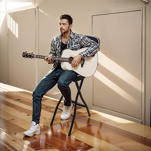 Tabouret Pliant Pour L'intérieur Et L'extérieur 50 55 60 65 70 75cm Tabouret De Bar Cuisine Portable Pour Adultes Tabouret de Comptoir Camping Bistrot Chaise de Salle À Manger Rembourré en PU(Black,65 - Nail Gallerys