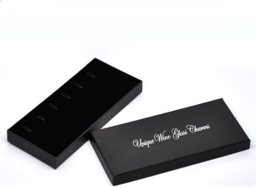 Libby's Market Place Lot de 6 Breloques Verre à Vin France Coffret Cadeau, Zinc, Attribut non applicable au produit - Nail Gallerys