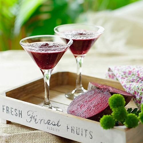 LAV Lot de 6 verres à martini de luxe - 175 ml - 100% sans plomb - Passe au lave-vaisselle - Verres à cocktail - Verres à expresso et à martini - Nail Gallerys