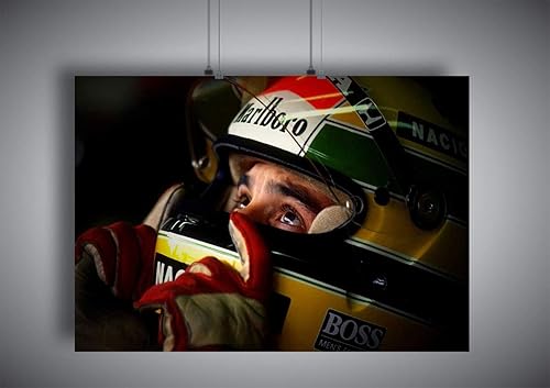 My Little Poster Poster Ayrton Senna Formule 1 wall art 03 - Nail Gallerys