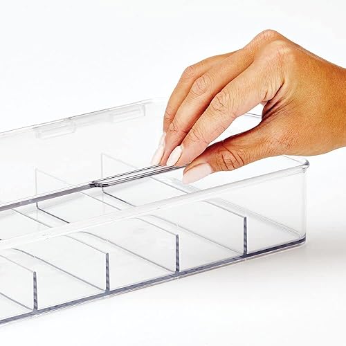 mDesign boite de stockage à lunettes – support à lunettes pratique avec tiroirs – accessoire de rangement intelligent - Nail Gallerys