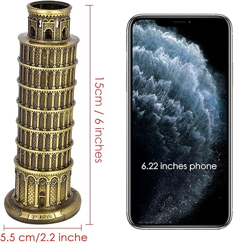 SCSpecial Tour de Pise métallique de Statue de Pise 6 Pouces Kit de modèle de Tour Figurines Souvenir pour la décoration, Parti - Nail Gallerys