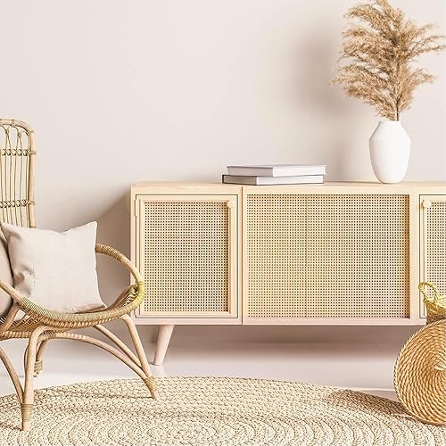 40 x 95 cm Sangle Cannage Rotin Rouleau, Tresse de Rotin, Rotin Ouvert tissé, Tresse Viennoise de Meubles, pour Les Projets de Cannage, Décoration de la Maison - Nail Gallerys