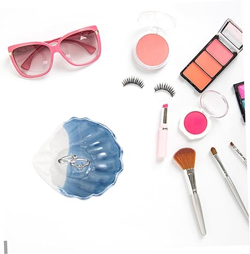 Healvian Plateau De Rangement Pour Bijoux Vide-poches Plateau Décoratif Assiettes De Rangement Pour Bijoux Bol De Coquillage Bac De Rangement De Bijoux Plateau à Bagues Tréteaux Céramique - Nail Gallerys