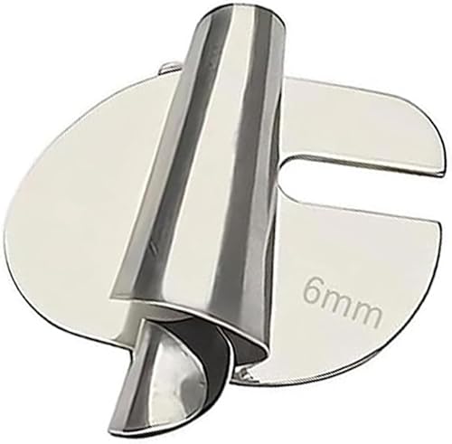 Iegefirm 6 Pièces D'Ourlet Roulé à Coudre, 3 Mm-8 mm 6 Tailles Pression Roulé Machine à Coudre Pied-De-Biche Ourleur Accessoires - Nail Gallerys