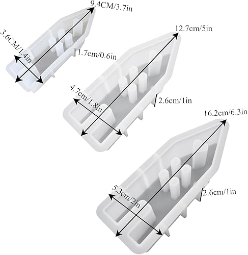 Eruceky Lot de 3 Moule en Silicone Pour Maison, Maison Avec Fenêtre Moule à Savon, Moules à Bougie Pour Couler, Cire De Soja,Les Savons,Le Plâtre - Nail Gallerys