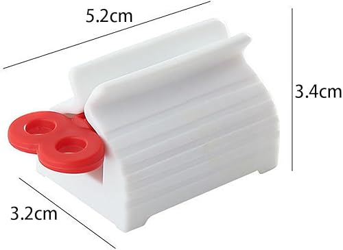 GYWHOOFT Lot de 4 presse-tubes en plastique pour tubes de dentifrice, peinture, crème (rouge, vert, bleu) - Nail Gallerys