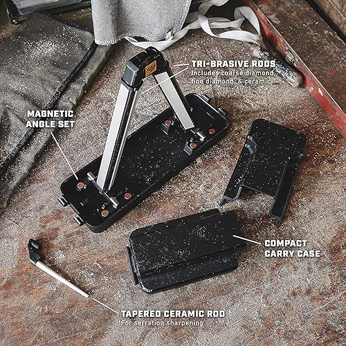 Affûteur de couteaux d'établi WORK SHARP - WSBCHAGS-I Ken Onion Edition Affûteur de couteaux d'établi - Le meilleur affûteur d'établi pour couteaux au monde - Nail Gallerys