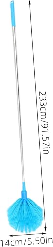 Veemoon Brosse De Nettoyage pour Toile D'araignée La Toile Nettoyage Plumeau Nettoyeur De Plafond avec Manche Long Long Plumeau avec Rallonge Plafonds Extensible Toiles Plastique Ciel Bleu - Nail Gallerys