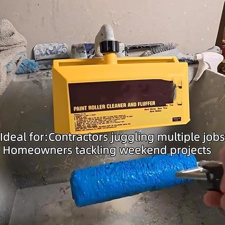 Générique for 9in Paint Roller Cleaner,Reusable Paint Rollers Cleaners Tool,Spin-Out Paints Roller Cleaners,Quickly and conveniently Clean The Paints on The Drum - Nail Gallerys