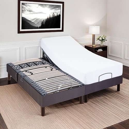 BELLECOUR LITERIE | Ensemble Duo Athena 2x70x200 cm | Sommiers électriques + Matelas Mémoire de Forme - Nail Gallerys