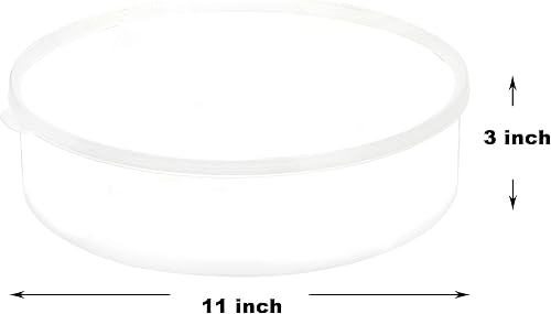 Youngever Récipient à tarte en plastique, 27,9 cm, boîte à tarte fraîche, boîte de rangement pour cupcakes, cookies, cheesecakes - Nail Gallerys