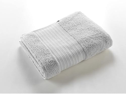 CDaffaires Drap de Bain éponge 100% Coton Bio 600 grammes 90 x 150 cm Garance Gris - Nail Gallerys