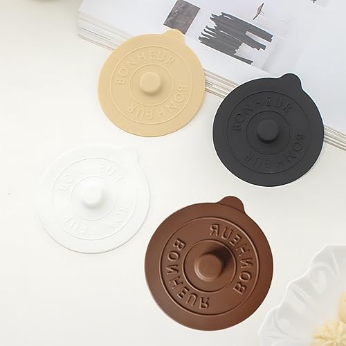 QOCUILC 4 couvercles tasse en silicone réutilisables, couvercles alimentaires silicone anti-poussière, compatibles tasse à café, bol ou assiette pour cuisine - Nail Gallerys