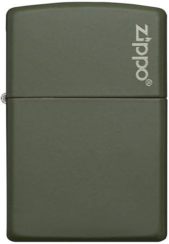 Zippo, Briquet Vert Herbe Mat, Design Unique et Véritable Briquet Coupe-Vent, Rechargeable, Durable et idéal pour Les aventuriers, Rechargeable pour Une Utilisation à Vie, Couleur : Grass Green Matte - Nail Gallerys