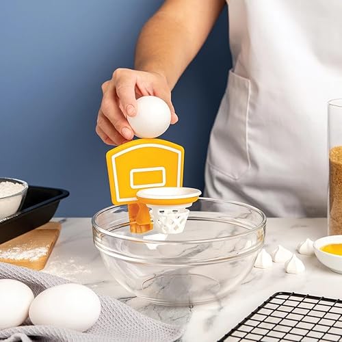 Séparateur de jaune d'œuf Dunk N' Egg par OTOTO, gadget de cuisine unique et cool, cadeau de basket-ball et drôle, accessoire de cuisine, cadeau de cuisine unique - Nail Gallerys