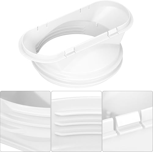 QWORK® 3 Pièces Plaque Fenêtre Climatiseur, Étanchéité de Fenêtre de Climatiseur Mobile, Plaque Coulissante de Fenêtre Réglable Kit - Nail Gallerys