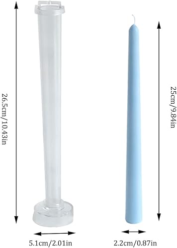 TAOLE Bougeoir tige moule à bougie moule à bougie en silicone conique bougeoir tige plastique silicone moule à bougie DIY fabrication à la main pour la fabrication de bougies pour Noël - Nail Gallerys