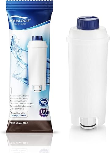 Remplacement du Filtre de la Machine à café Aqualogis pour L'adoucisseur au Charbon Actif DeLonghi DLSC002, Cartouches Filtrantes, Compatible avec De'Longhi ECAM, Esam, ETAM, BCO, EC. (6-Pack) - Nail Gallerys