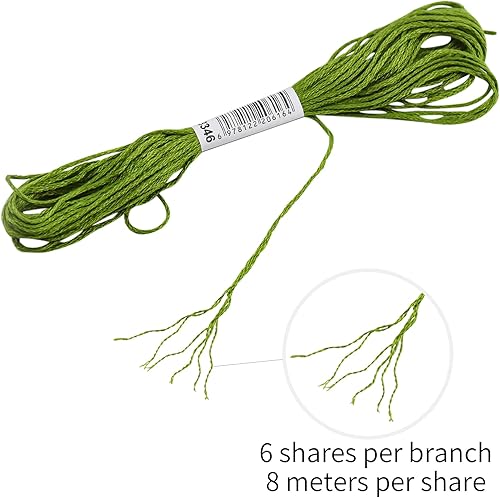 100 Colores Fils à Broderie Fil à Broder en Coton Doux Kit de Démarrage de Broderie pour Adultes Enfants Et Débutants Fil à Broder pour Bracelets D'amitié - Nail Gallerys