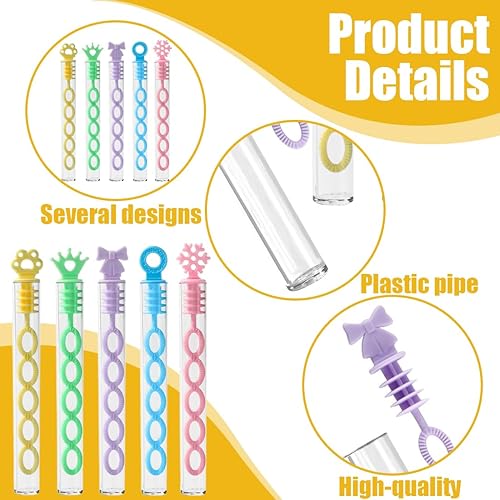 Machine à bulles de savon avec 36 mini-bouteilles tubulaires, jeux d'extérieur pour anniversaire, mariage, piñata, jeux pour enfants, anniversaire, mariage, piñata - Nail Gallerys