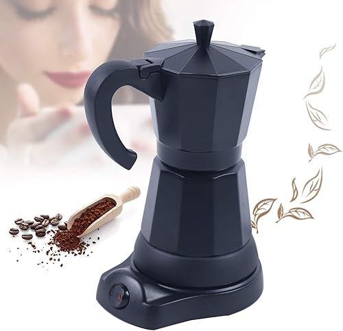 DDZcozy Cafetière électrique, 300 ml, cafetière à expresso, 6 tasses, cafetière à expresso électrique, avec fond séparé - Nail Gallerys