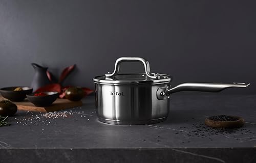 Tefal Virtuoso E4926S75 Set 3 pièces : poêlon 14 cm + casseroles 20/24 cm + 3 couvercles - Nail Gallerys