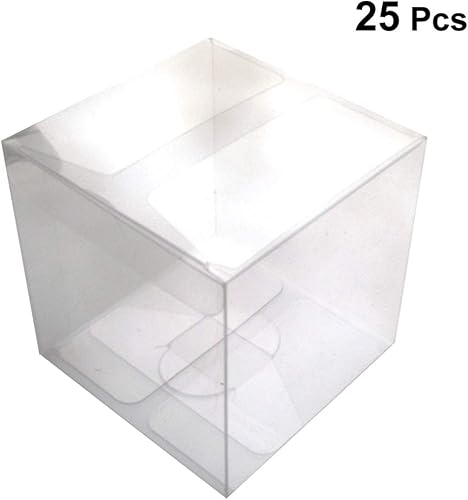 25pièces Boîte De Rangement Plastique Transparent Boîte À Bonbons Pvc Pour Mariage Et Fête - Nail Gallerys
