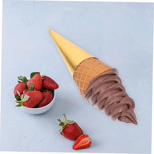 ibasenice Cornet De Glace Simulé Modèle De Jouet Réaliste pour Décoration De Fête Et Photographie Accessoire De Présentation - Nail Gallerys