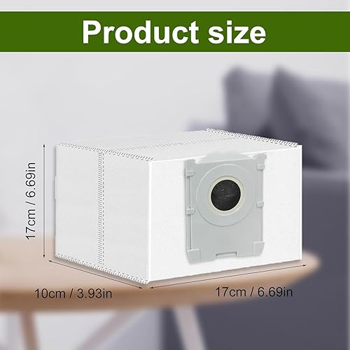 Lot de 8 sacs d'aspirateur pour ECOVACS T50 PRO X8PRO X8Plus, sacs d'aspirateur blancs haute capacité de 3 litres, sacs d'aspirateur pour Ecovacs T50 - Nail Gallerys