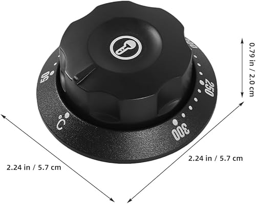 PRETYZOOM 2 Pièces Couvercle Du Bouton Du Thermostat Friteuse Bouton De Commande Thermique Remplacement Bouton De Commande Du Thermostat De La Friteuse Bouton Du Four Bouton Du Thermostat - Nail Gallerys