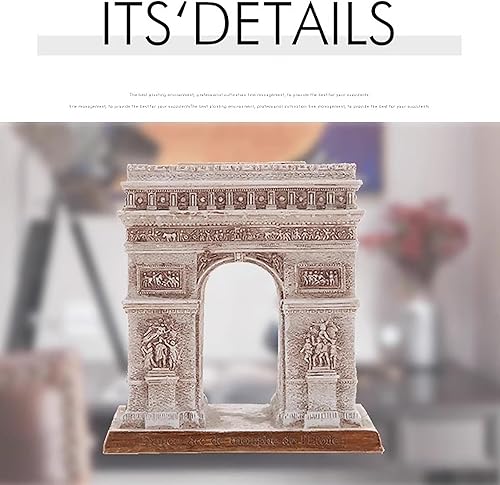 WOGYOZKA Sculpture For Décoration Intérieure Arc De Triomphe Statue Française Monument Ornements De Bâtiment Maquette Architecturale Figurines En Résine Objets De Collection Paris Souvenirs - Nail Gallerys